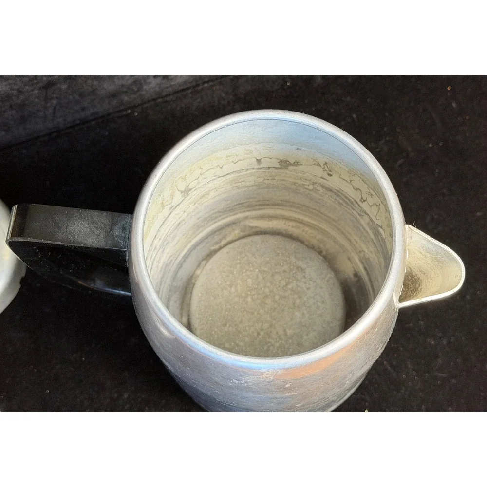Vintage Aluminum Electric Coffee Percolator: 120V 400W, Mid Century, WORKS